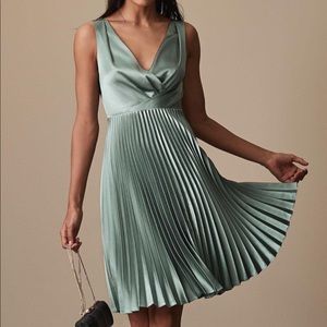 Reiss Alicia Knife Pleated Dress